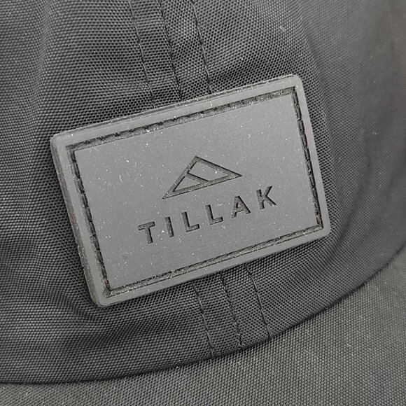 Tillak Coho Six Panel Hat Nylon 6 Panel Adjustable Clip On One Size Black Explor - Picture 7 of 9